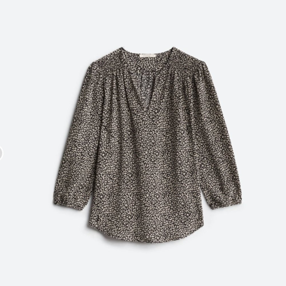FUN2FUN Kenmore Split Neck Blouse XXL
